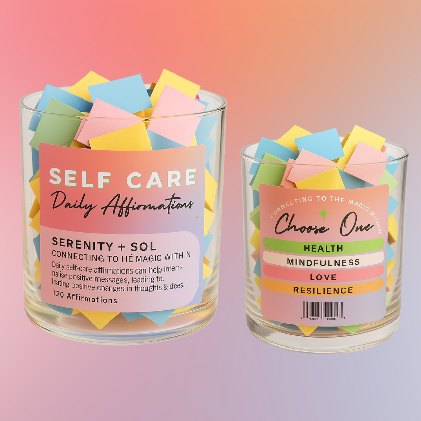 Self Care Affirmation Jar