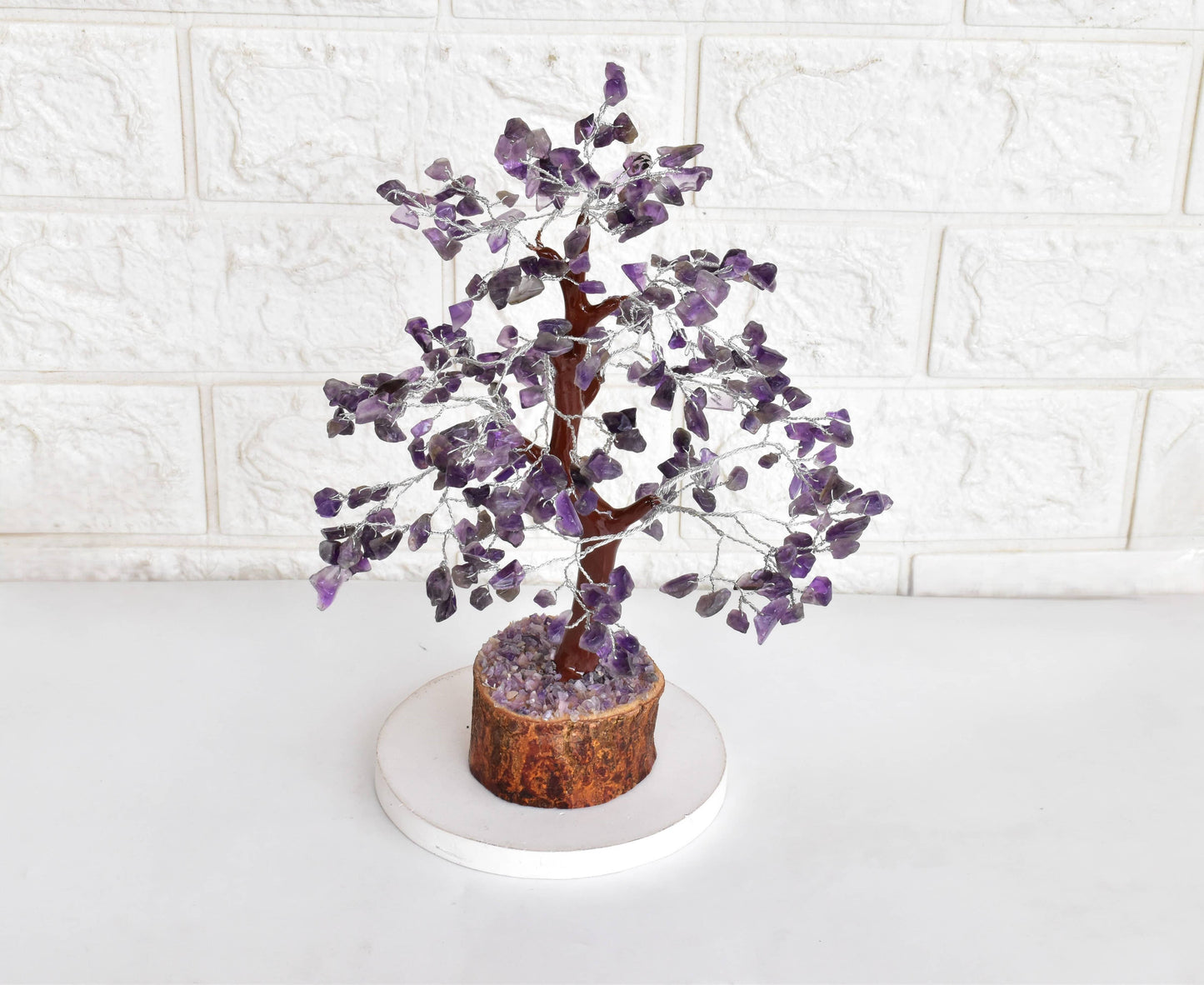 300 Chips Gemstone Tree | Amethyst | Crystal Tree Of Life