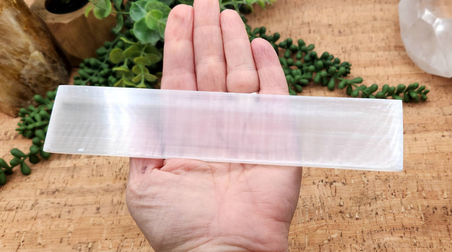 Selenite Charging Bar/Plate - Plain - Approx. 20cm Long