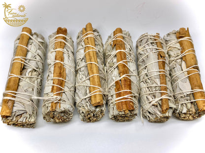 Cinnamon with White Sage Bundle