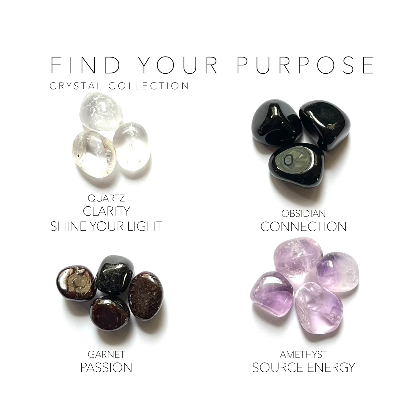 FIND YOUR PURPOSE-  Rox Box - Crystals and Stones set kit