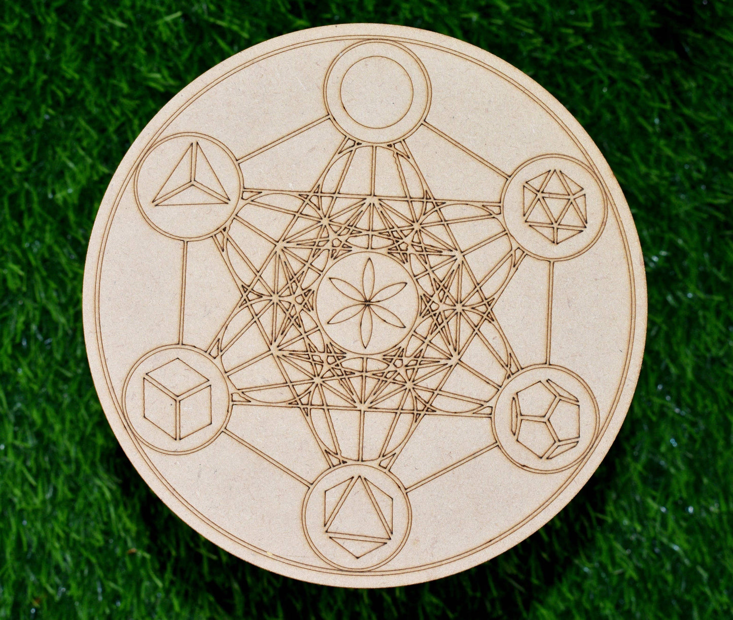 6" Dowsing Pendulum Board | Dowsing Board | Grid Board