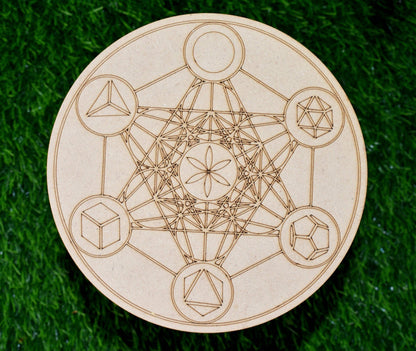 6" Dowsing Pendulum Board | Dowsing Board | Grid Board