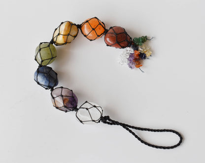 7 Chakra Crystal Hanger | Stone Hanger Car Accessories