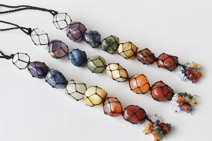 7 Chakra Crystal Hanger | Stone Hanger Car Accessories