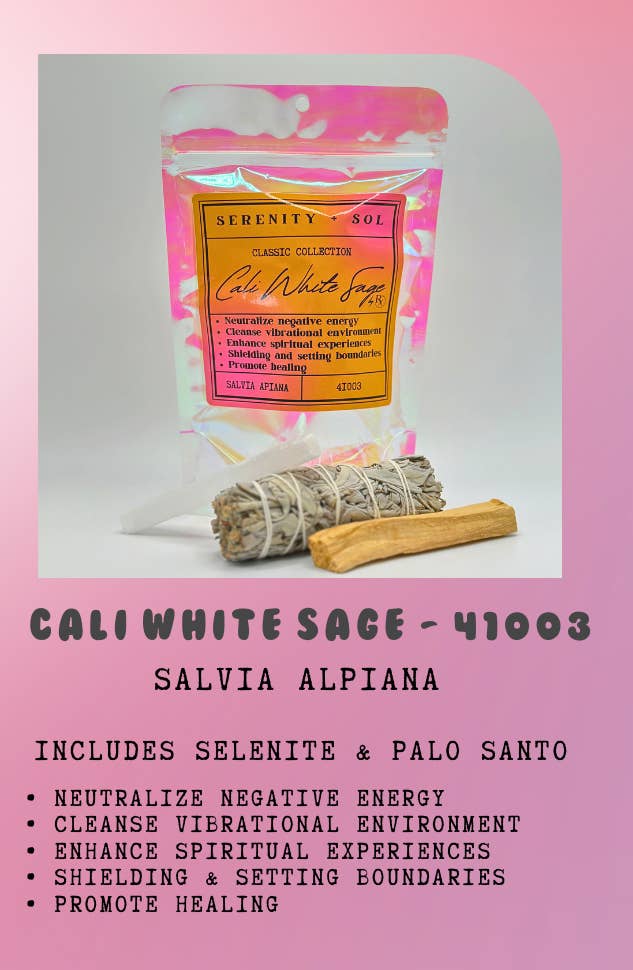 Sage & Smudge Go Bags / California White