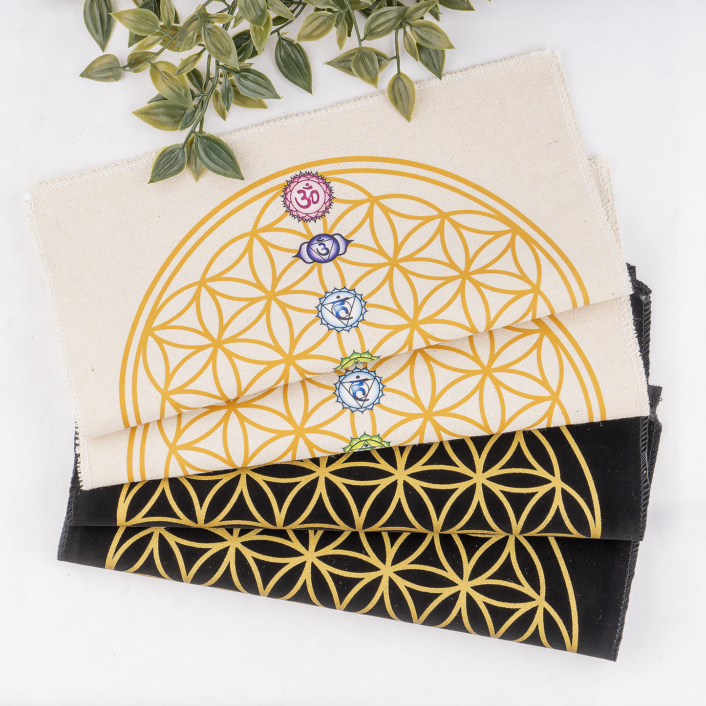 Crystal Grid Cloth |Sacred Geometry 7 Chakra For Energy Work