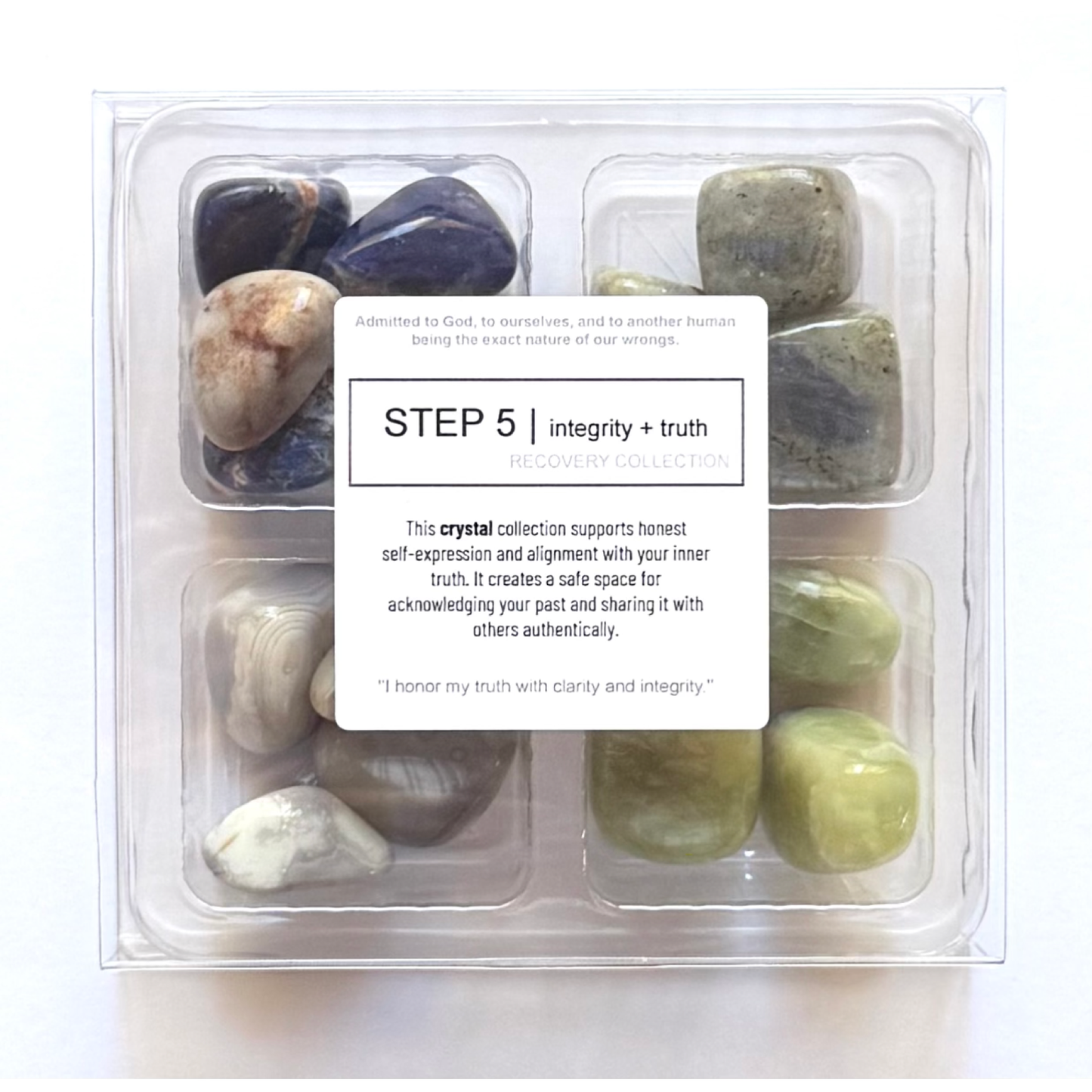 12 STEP COLLECTION sobriety recovery addiction crystal sets