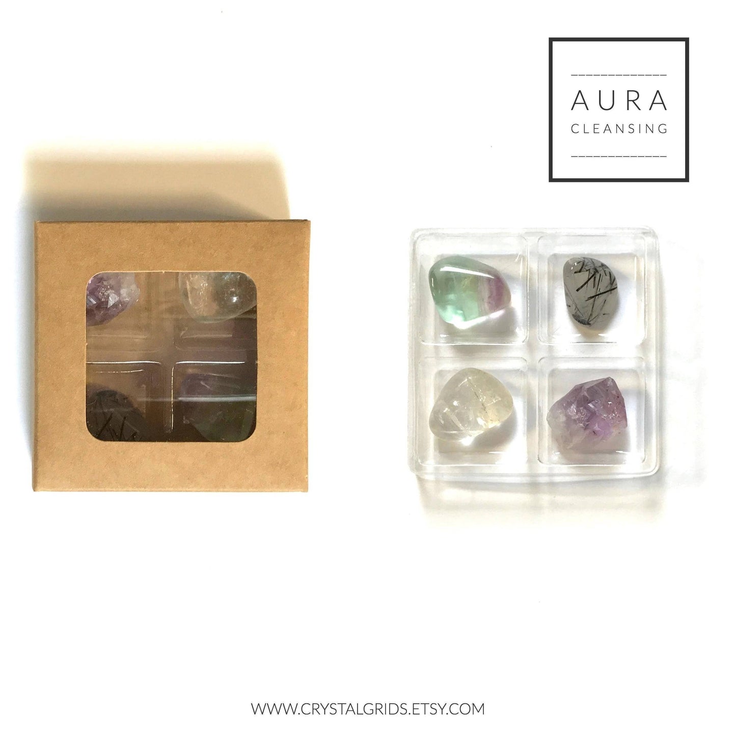 Aura Cleanse - Rox Box - crystals and stones kit set  gift