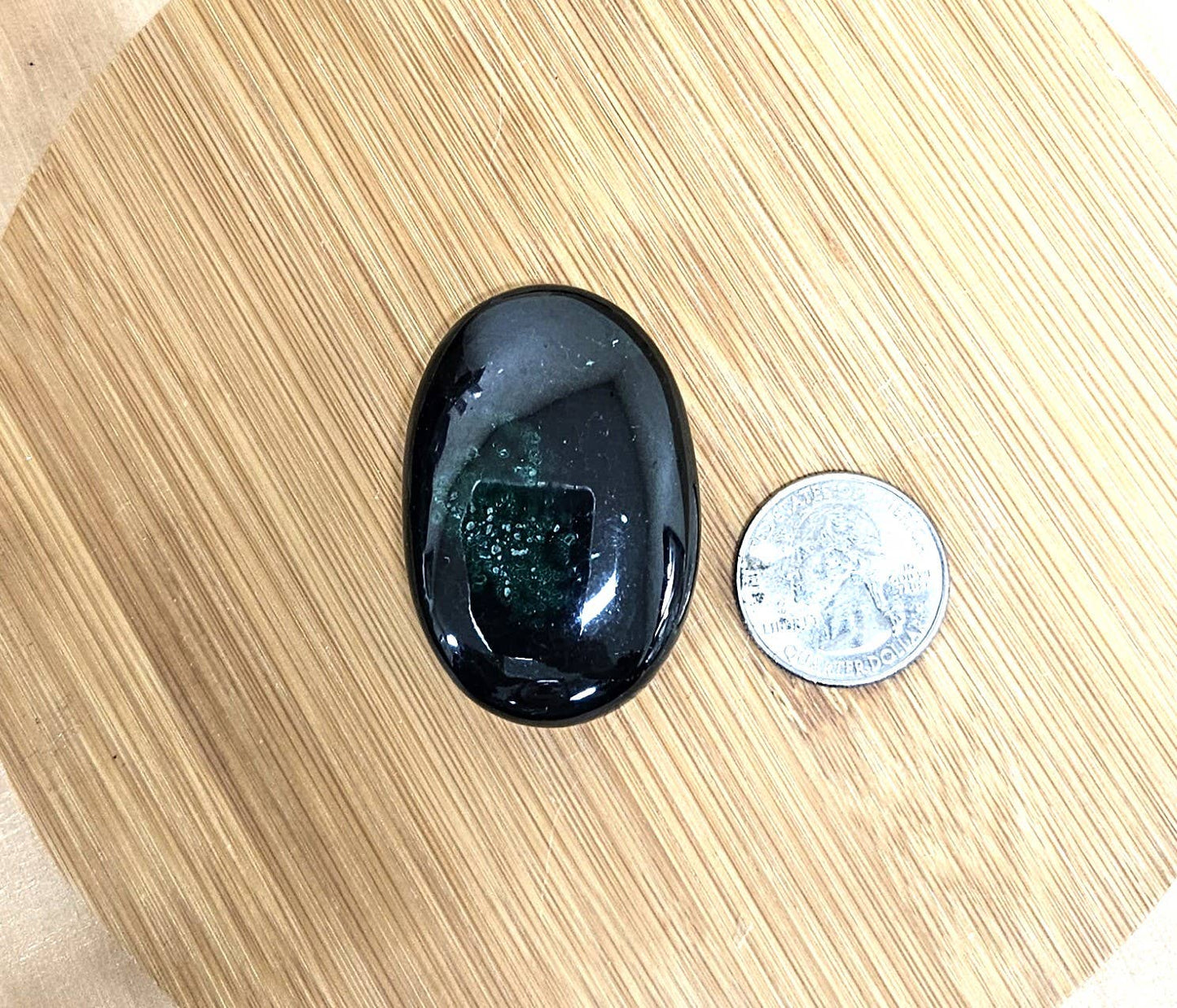 Malachite Palm Stone - 1