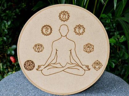 6" Dowsing Pendulum Board | Dowsing Board | Grid Board