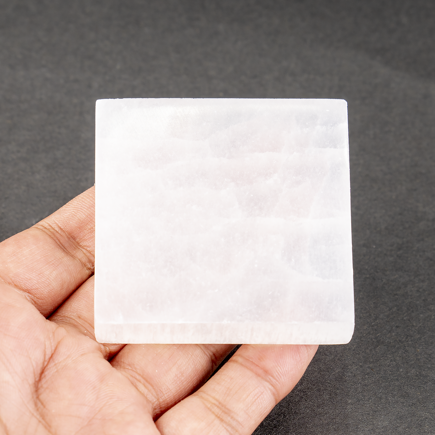 Selenite Charging Plate | Round Coaster | Selenite Plate