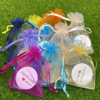 10 Pc Clear Quartz Hearts with Individual Gift Read Pack