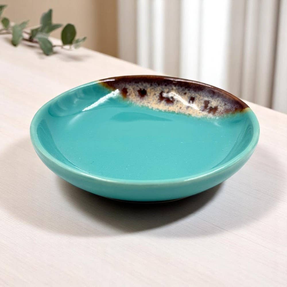 Ceramic Round Trinket Dish - Assorted