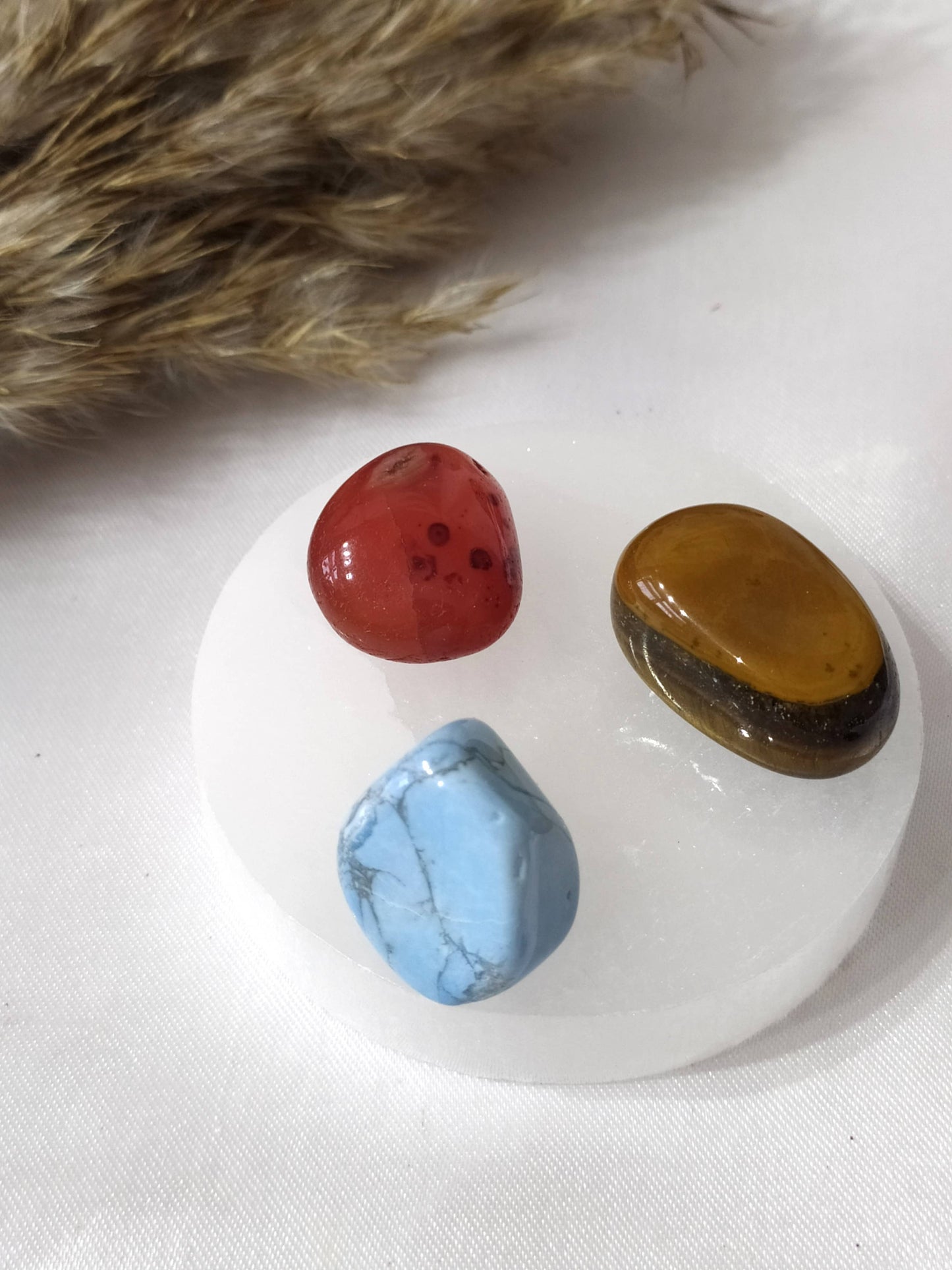 Selenite Charging Plate | Round Coaster | Selenite Plate