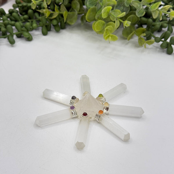 Selenite 7-Point Energy Generator