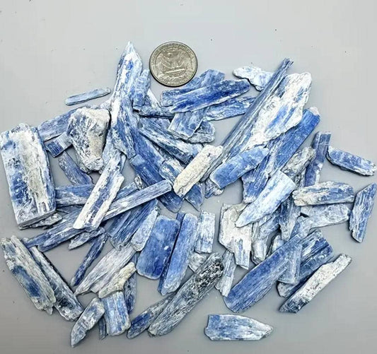 Kyanite Crystals - Bulk for Healing, Crafts, & Collectin 50g