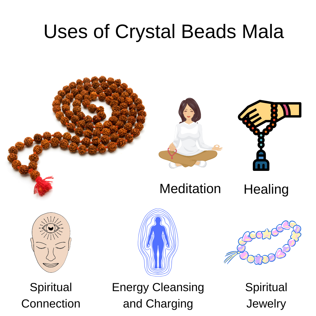 Gemstone Mala | Rose Quartz | 108 Prayer Beads Jap Mala