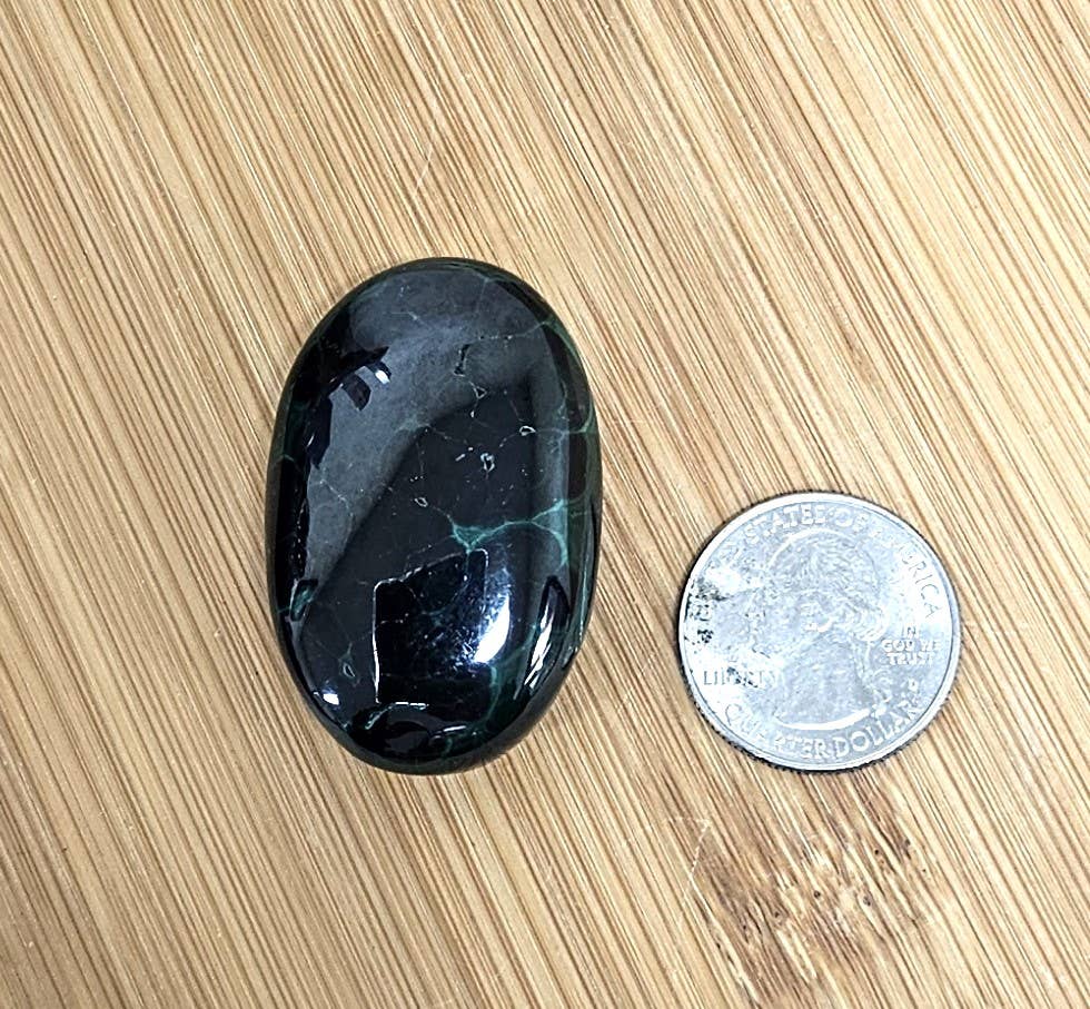 Malachite Palm Stone - 1