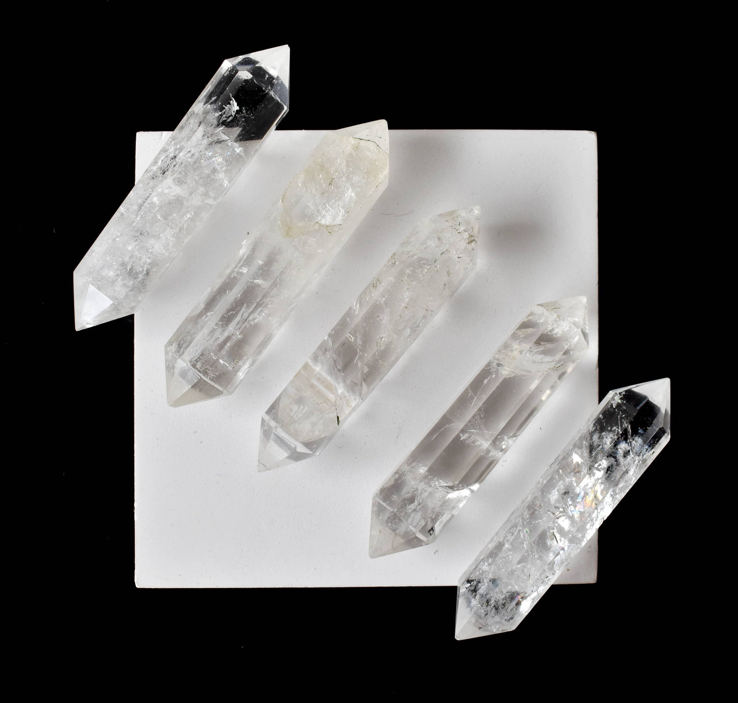 Crystal Points | Clear Quartz | Double Point Crystal Pencils