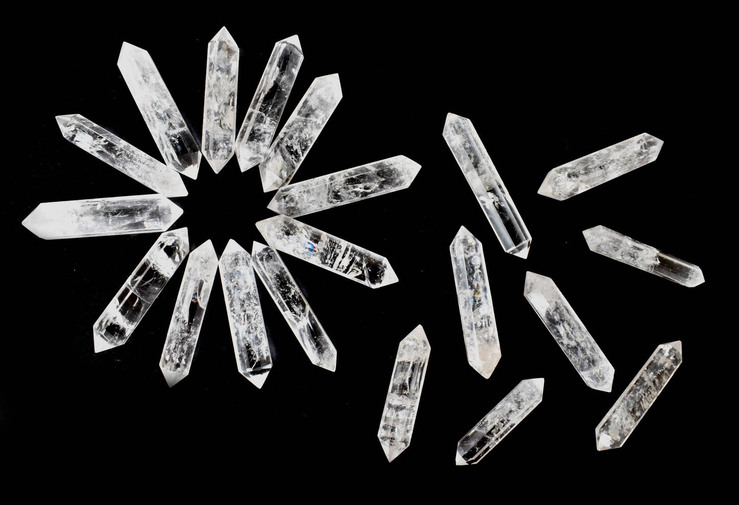 Crystal Points | Clear Quartz | Double Point Crystal Pencils