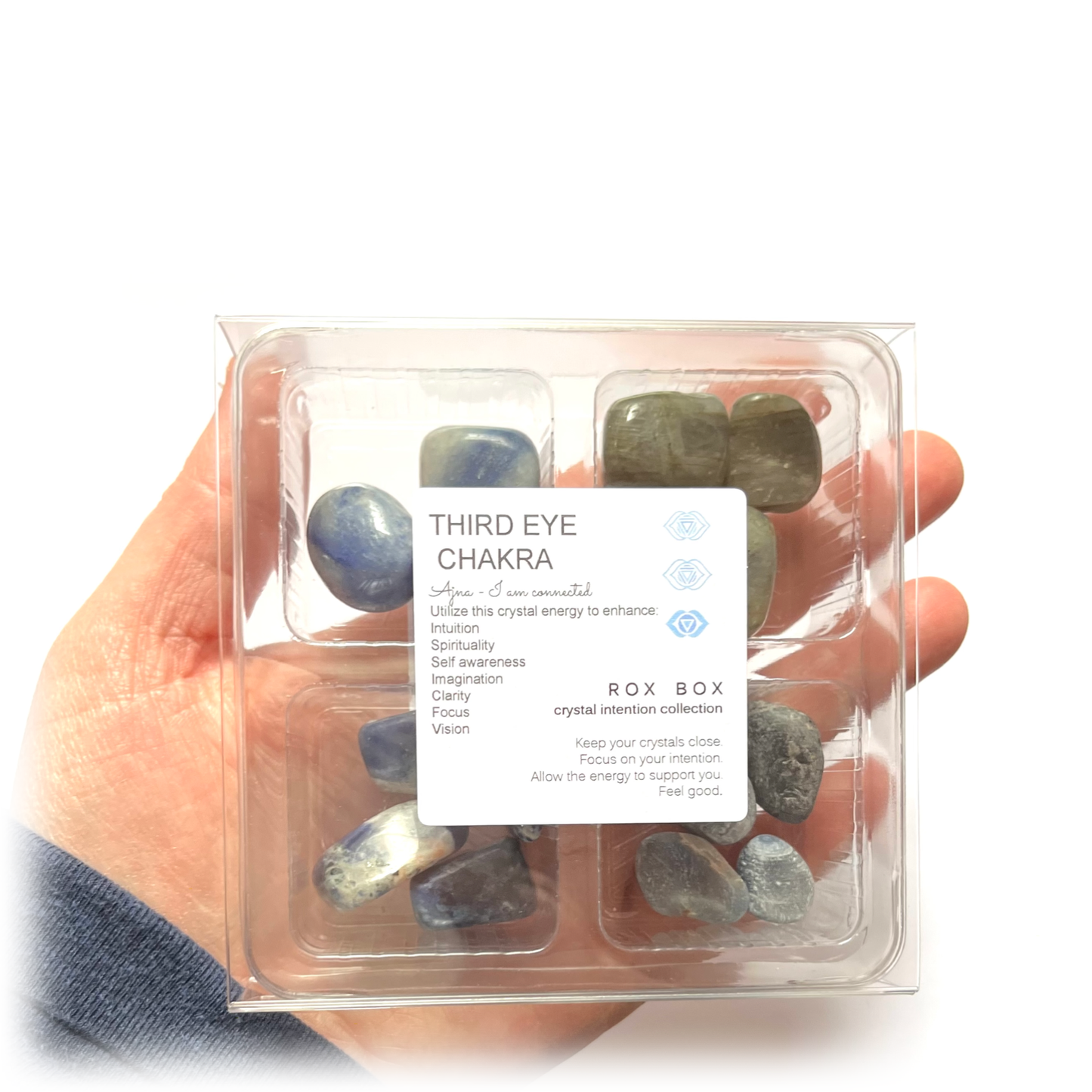 THIRD EYE CHAKRA Rox Box - Crystals and Stones gift set