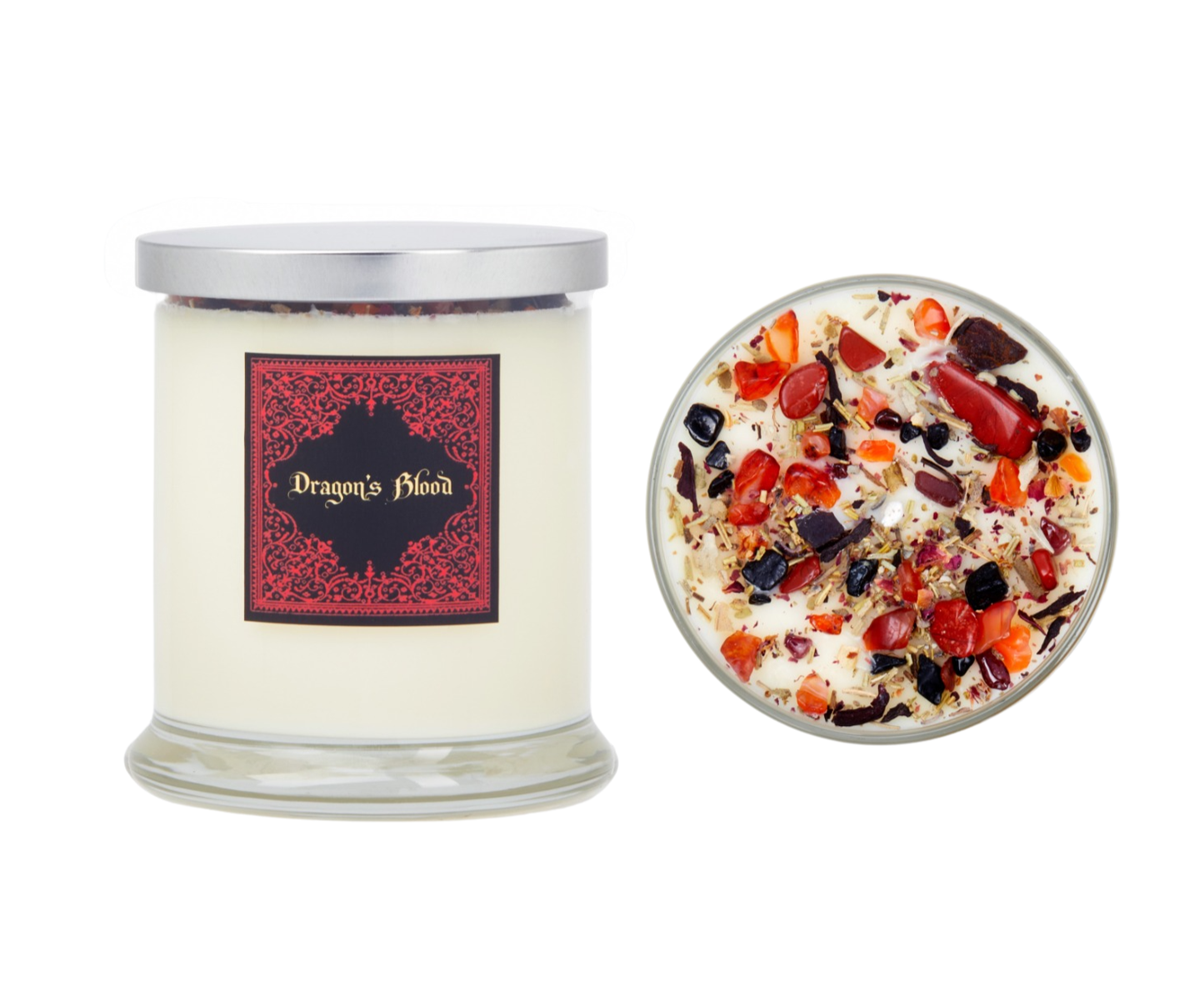 Mystical & Magical Candles, Spiritual Candle, Crystal Candle