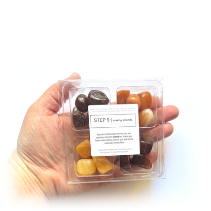 12 STEP COLLECTION sobriety recovery addiction crystal sets