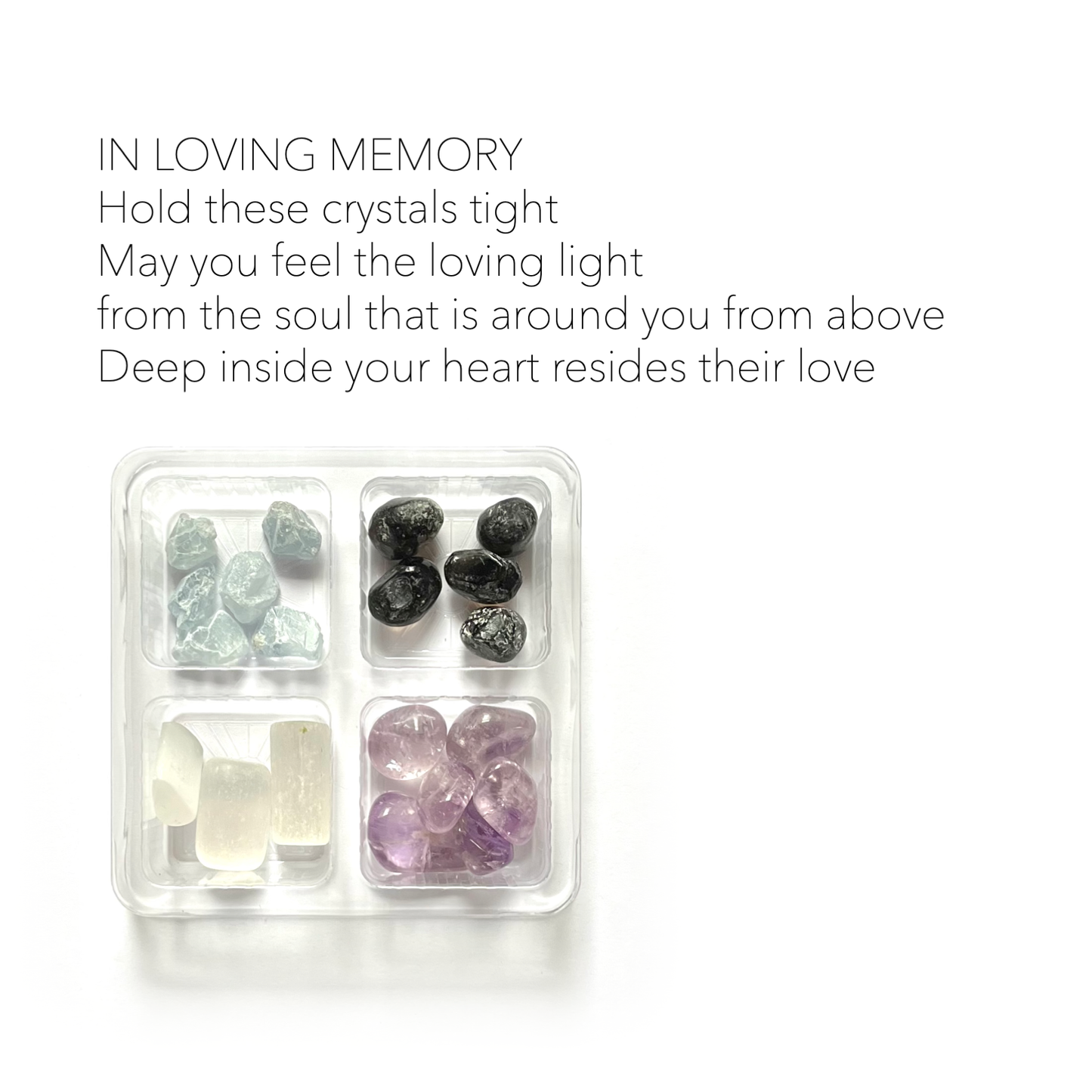 IN LOVING MEMORY -  Rox Box - Crystals and Stones gift set