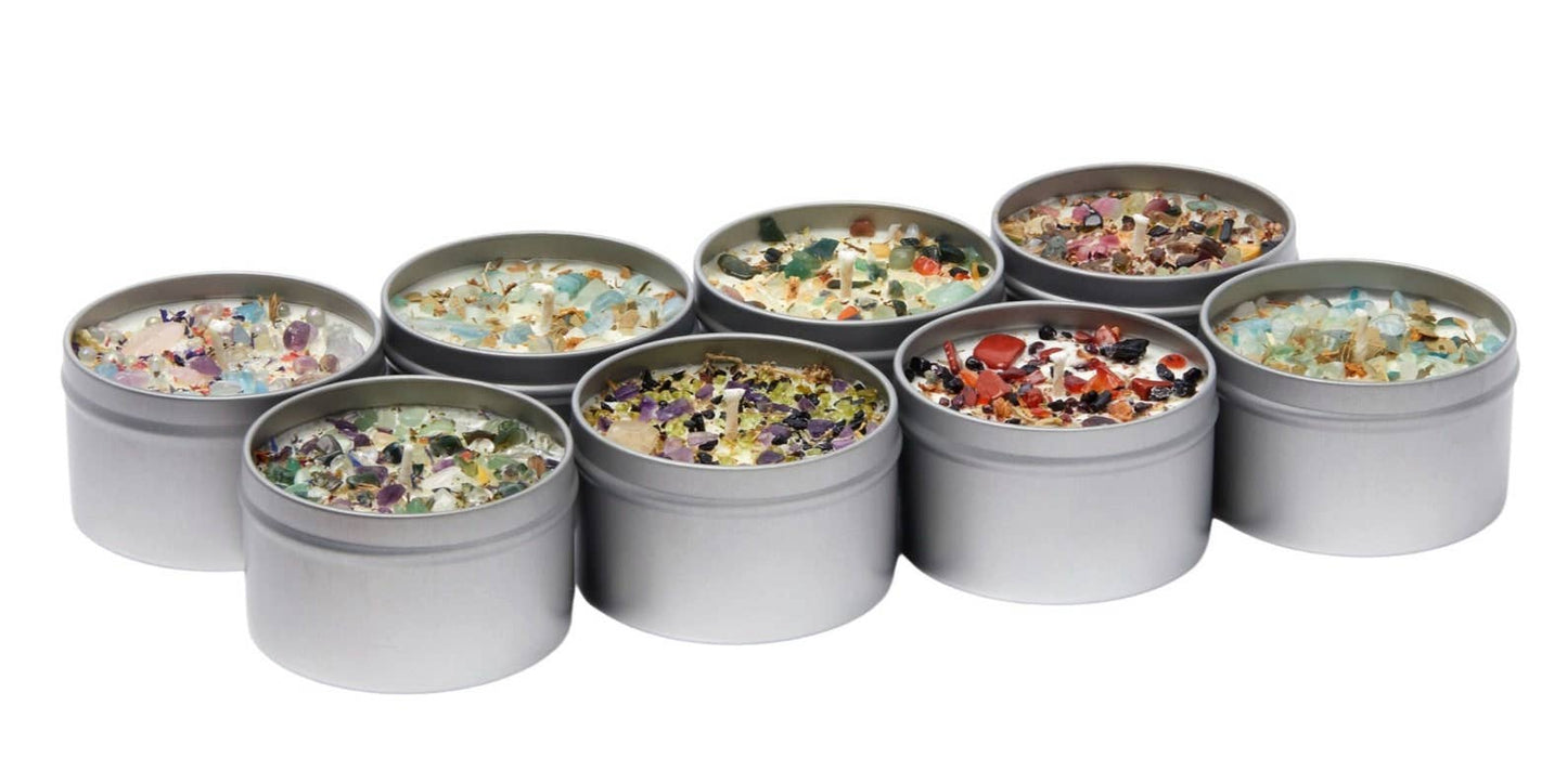Mystical & Magical Candles, Spiritual Candle, Crystal Candle