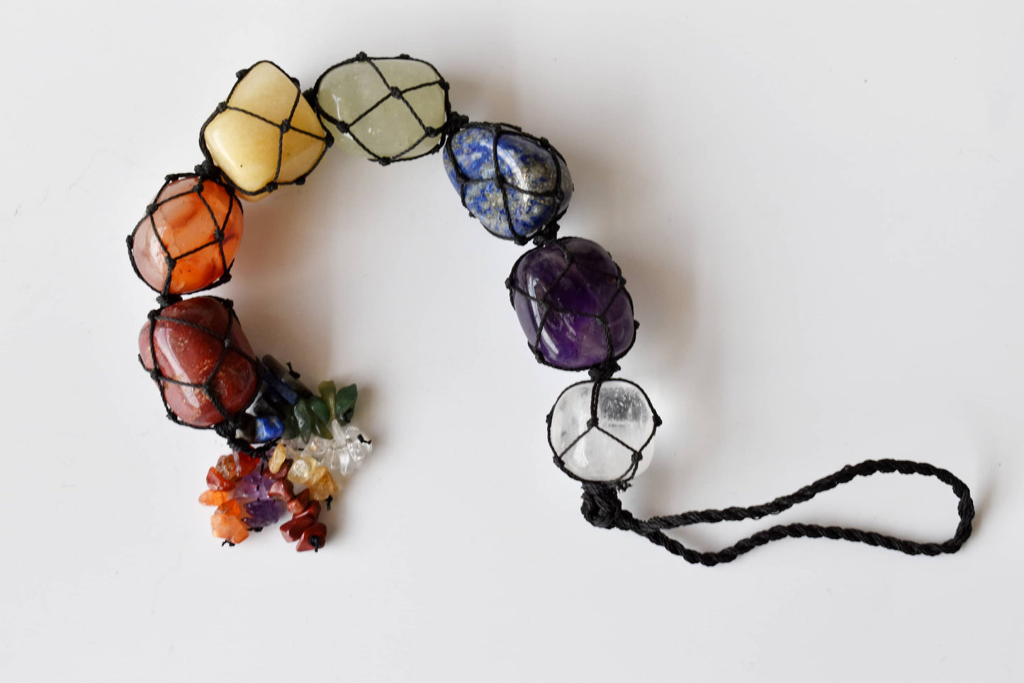 7 Chakra Crystal Hanger | Stone Hanger Car Accessories