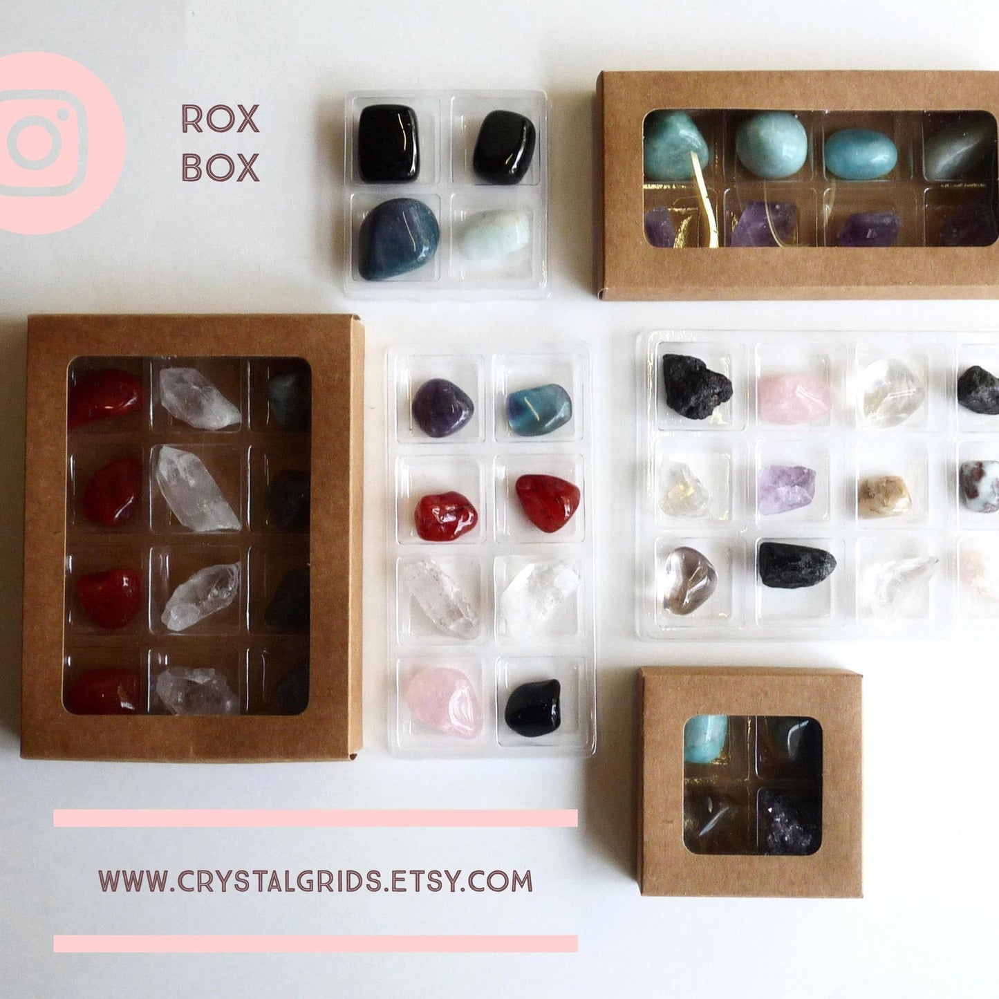 Aura Cleanse - Rox Box - crystals and stones kit set  gift