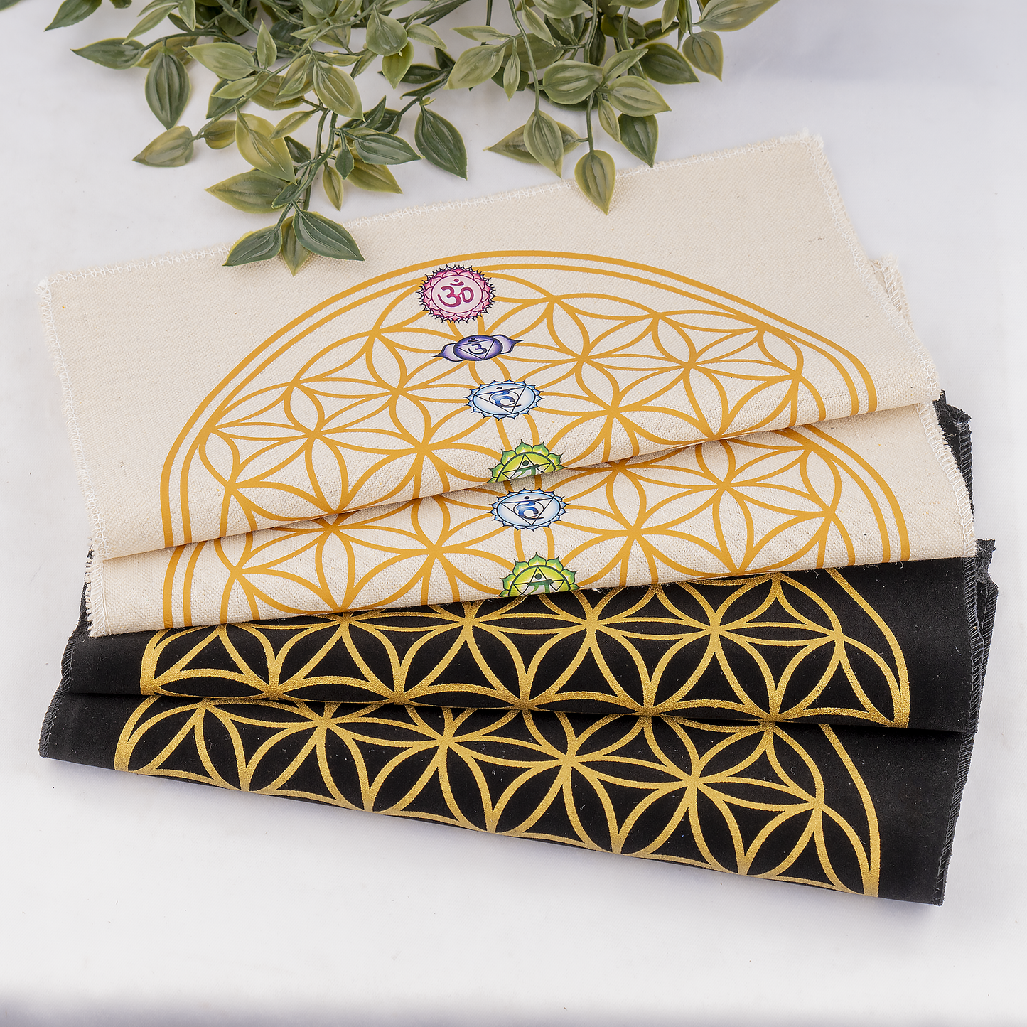Crystal Grid Cloth |Sacred Geometry 7 Chakra For Energy Work