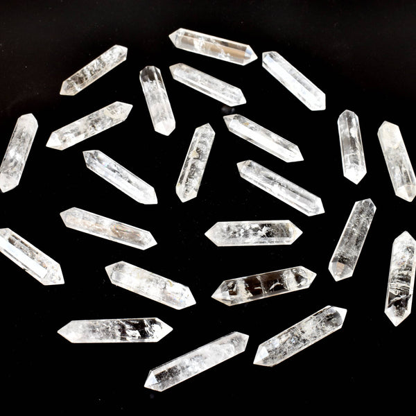 Crystal Points | Clear Quartz | Double Point Crystal Pencils