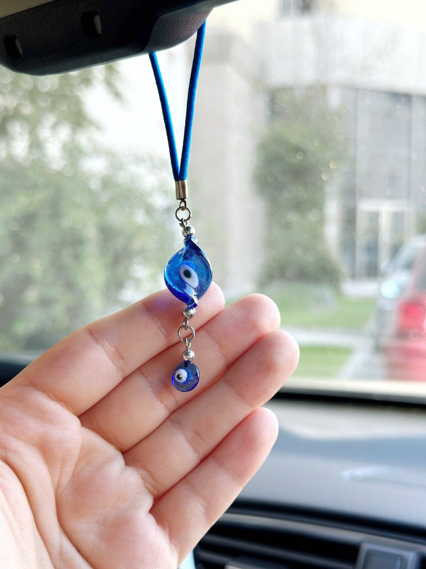 Evil Eye Car Mirror Charm, Rear Mirror Evil Eye Car Charm