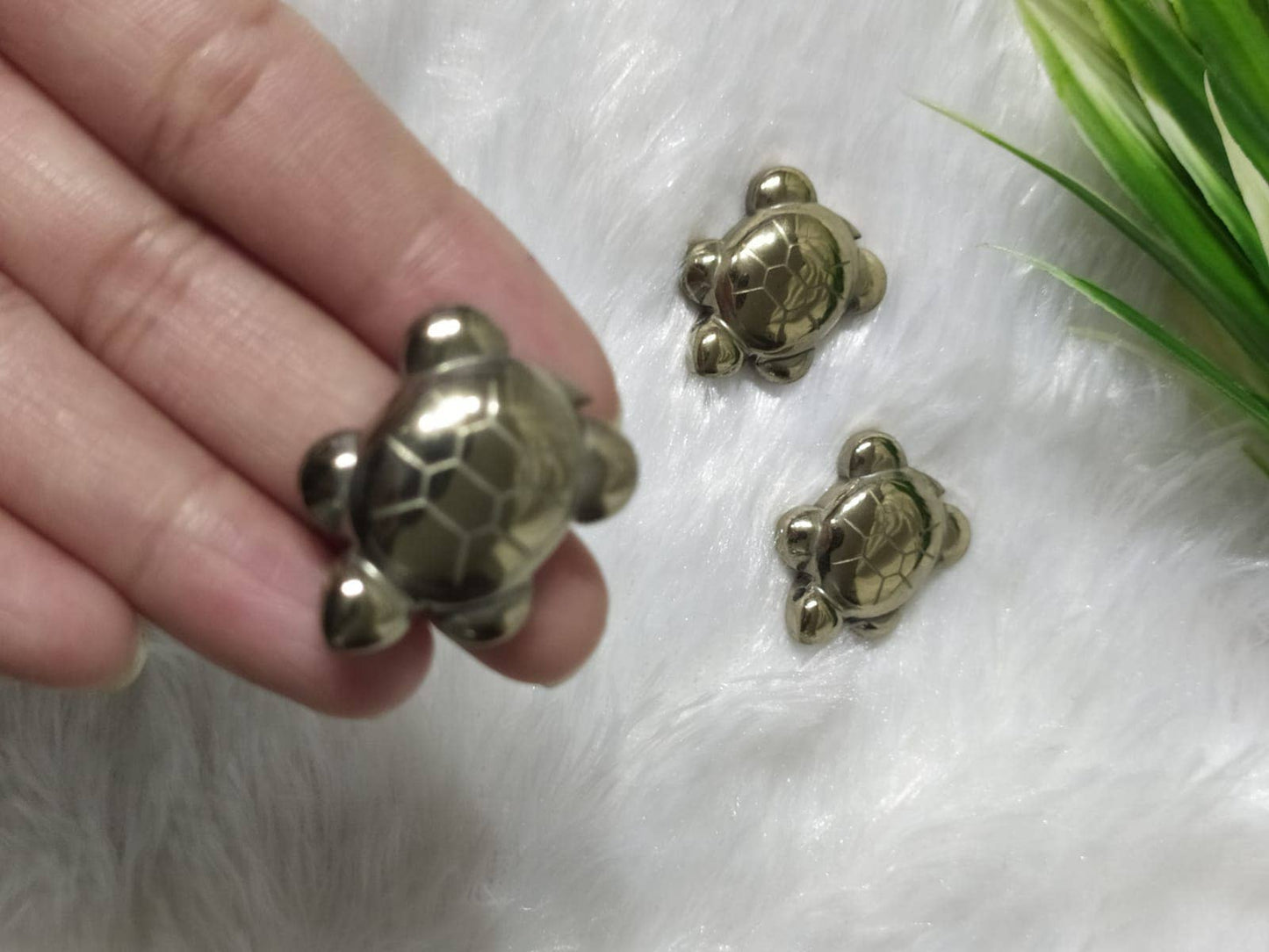 Wholesale Gold Pyrite Turtle Figurines |Bulk Crystal Animals