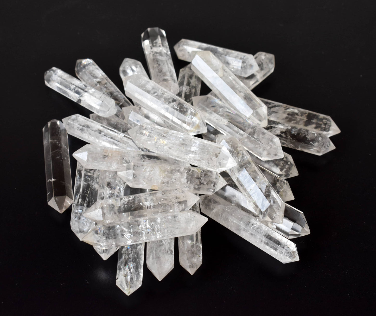 Crystal Points | Clear Quartz | Double Point Crystal Pencils
