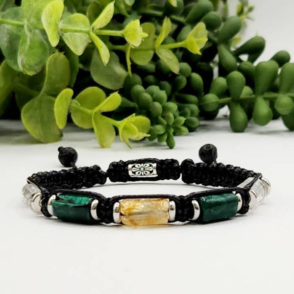 TRANSFORMATION - Unisex/Men's Adjustable Bracelet 8"-9.5"L
