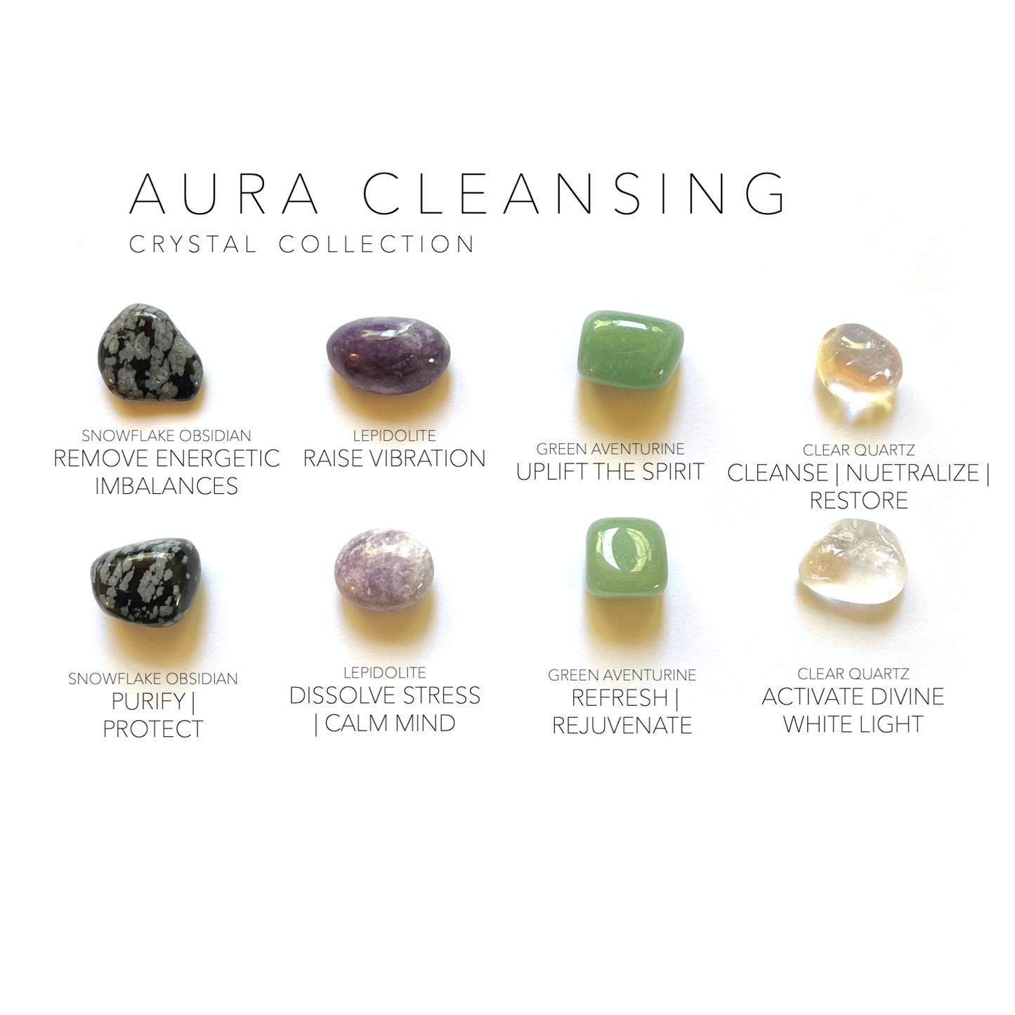 Aura Cleanse - Rox Box - crystals and stones kit set  gift