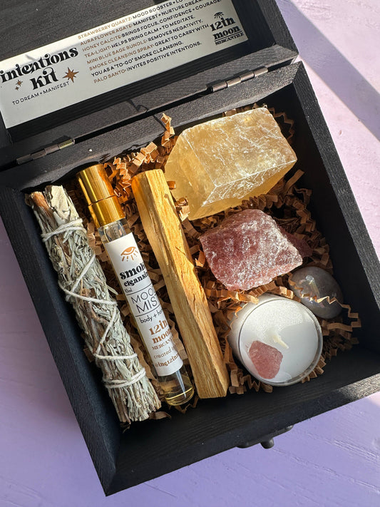 PROTECTING MY ENERGY KIT - Crystal Kit - Smudge - Sage -Palo
