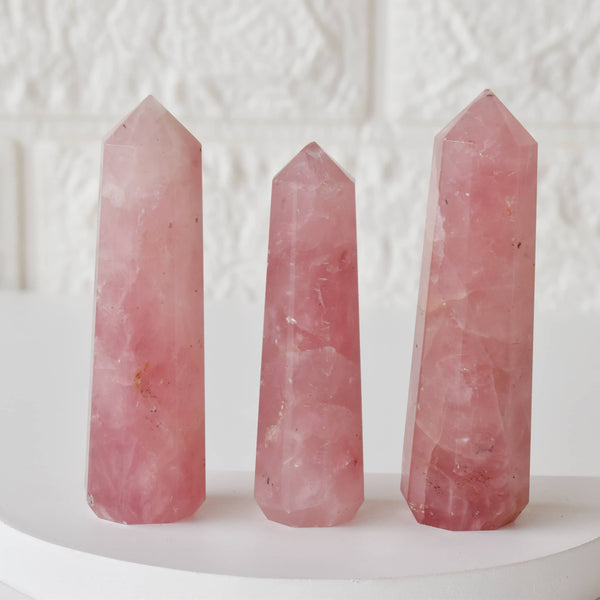 Healing Obelisk| Rose Quartz | Crystal Tower | Crystal Point