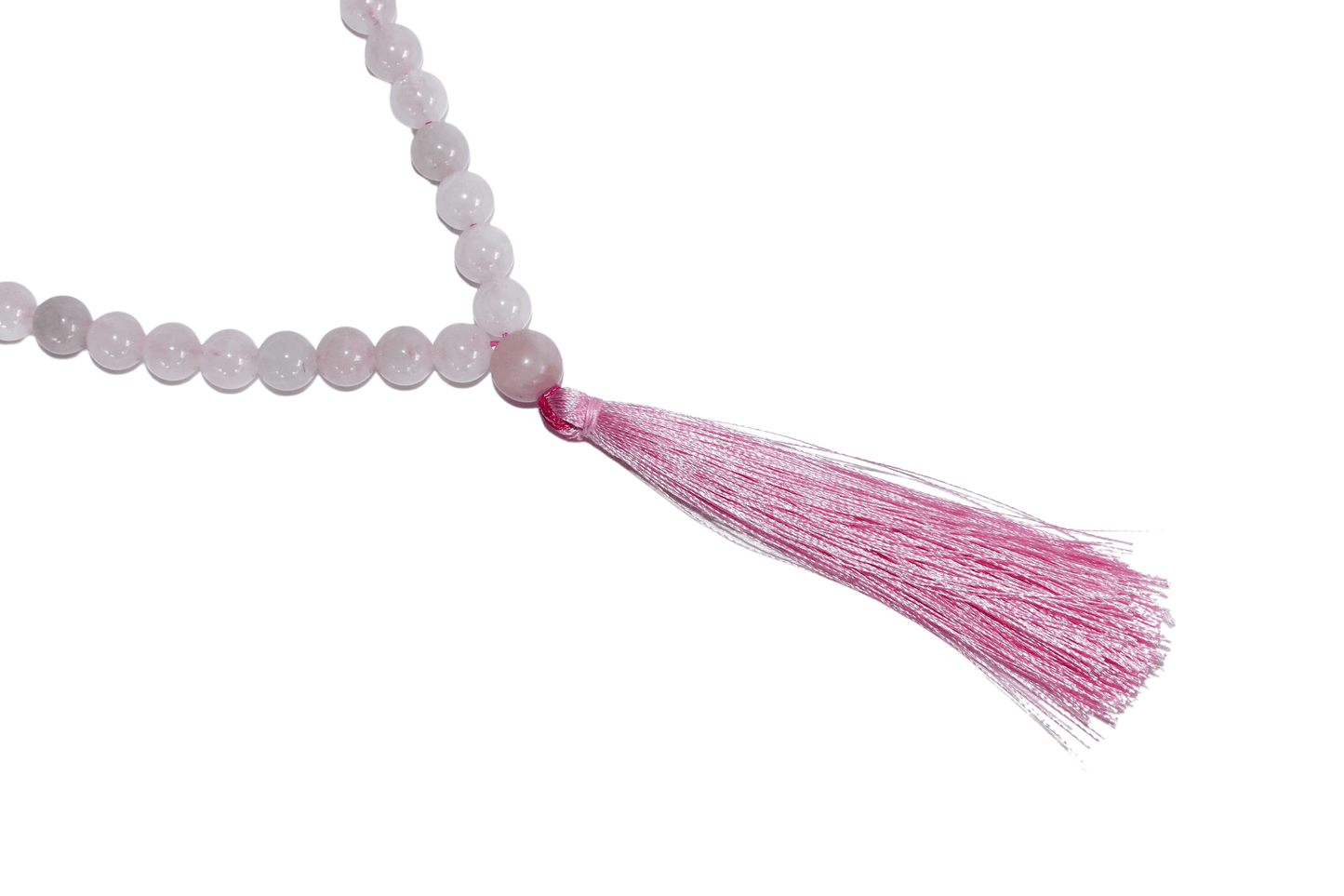 Gemstone Mala | Rose Quartz | 108 Prayer Beads Jap Mala
