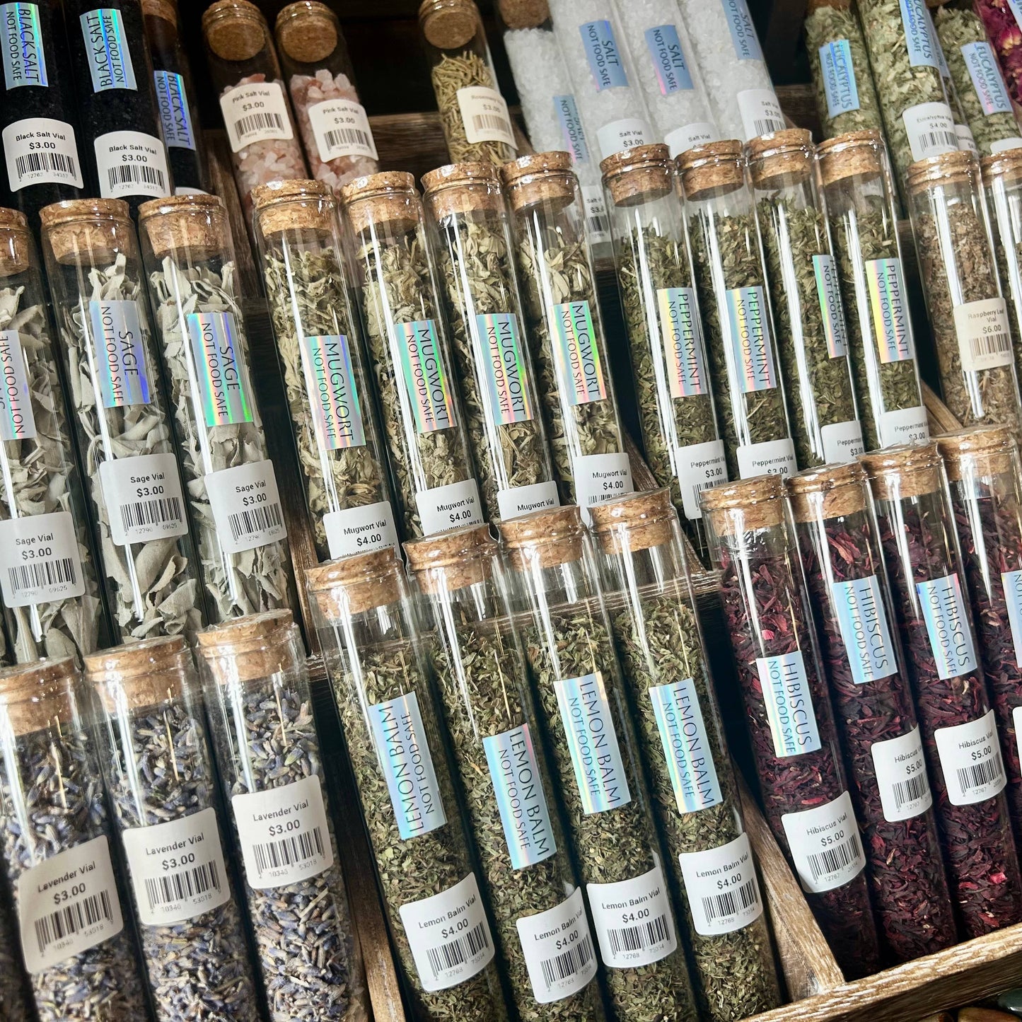 Herb Test Tubes