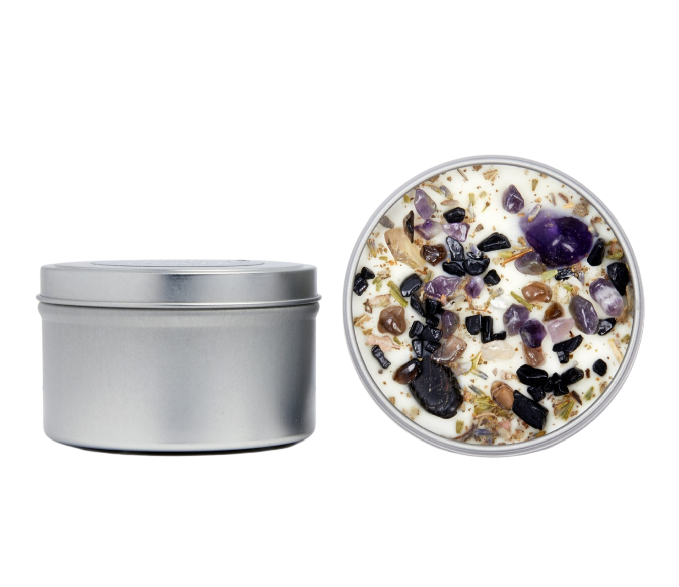 Energy Cleansing Candle - Crystal Candles - Soy Wax