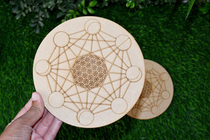 6" Dowsing Pendulum Board | Dowsing Board | Grid Board