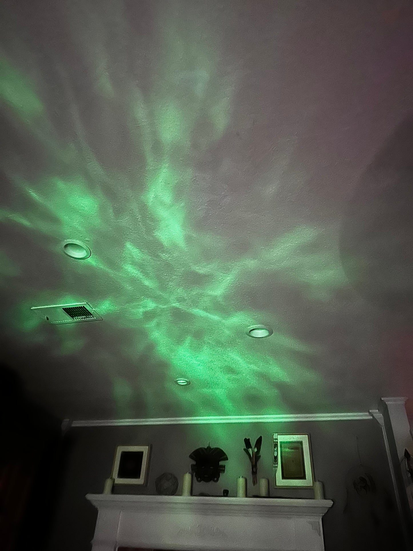 Northern Light show at home.