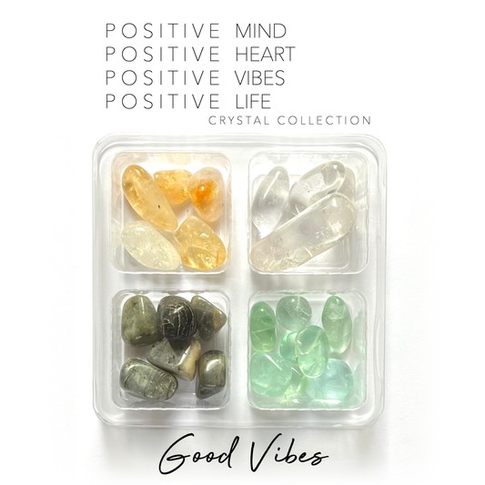 POSITIVITY - GOOD VIBES -  Crystals and Stones gift set