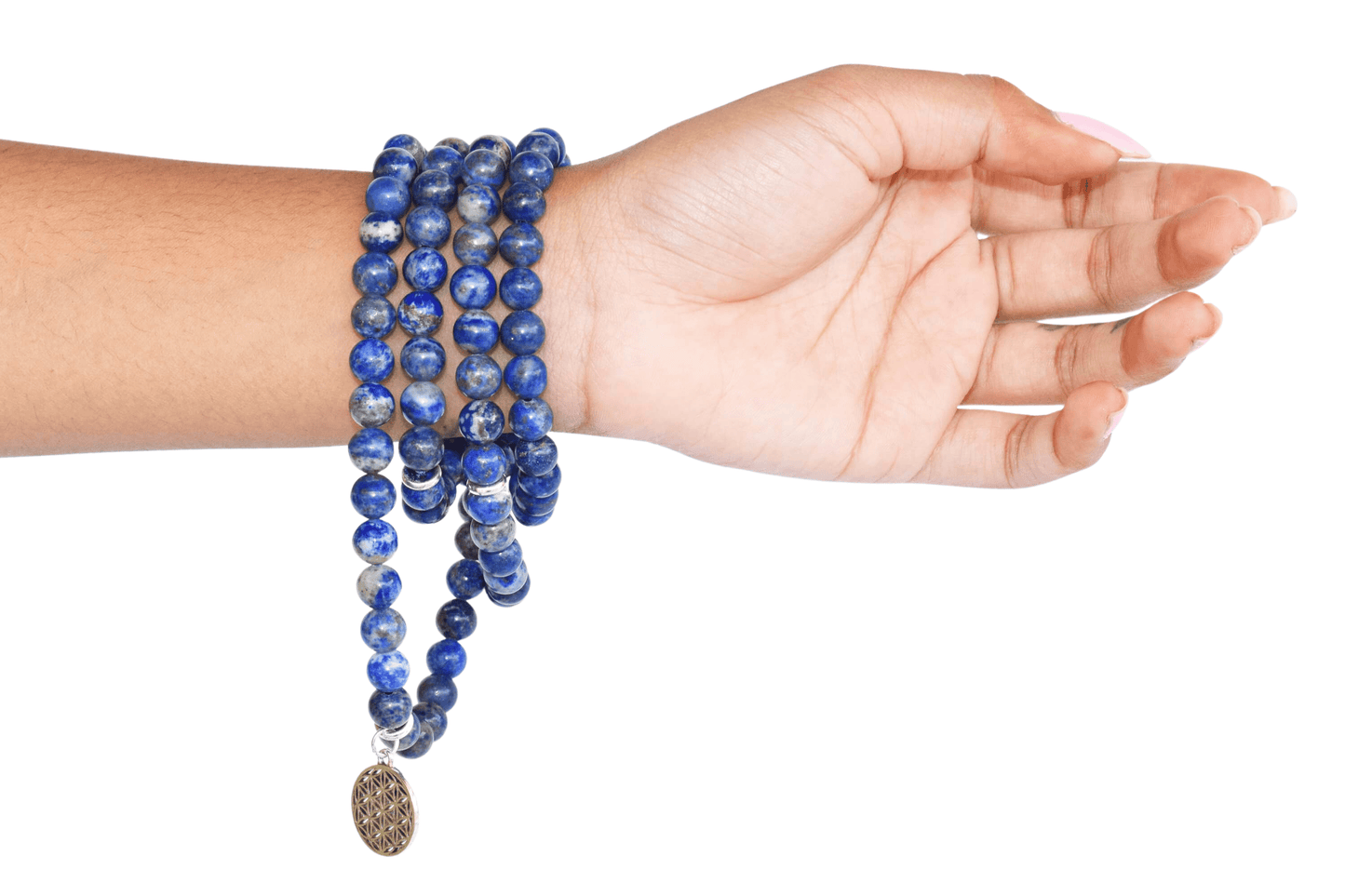 108 Prayer Beads | Lapis Lazuli | Crystals Mala Bracelet