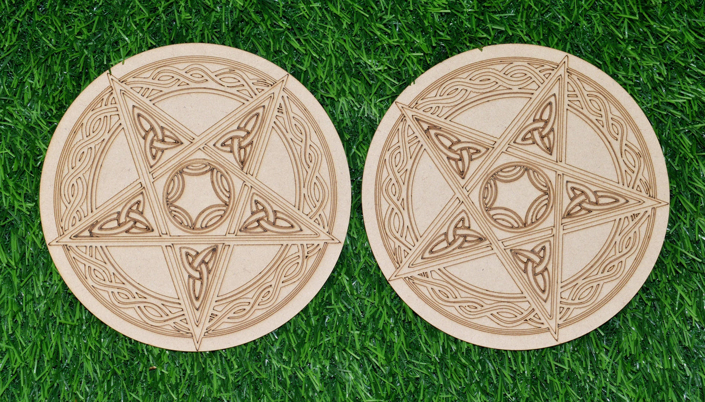 6" Dowsing Pendulum Board | Dowsing Board | Grid Board