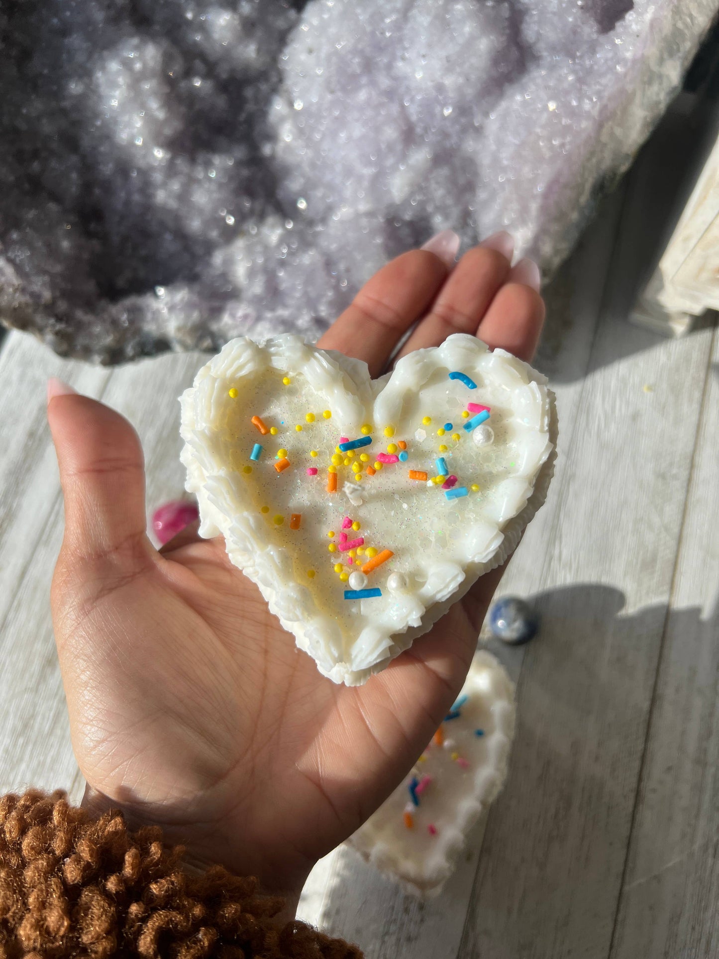 Birthday Cake with surprise crystal inside